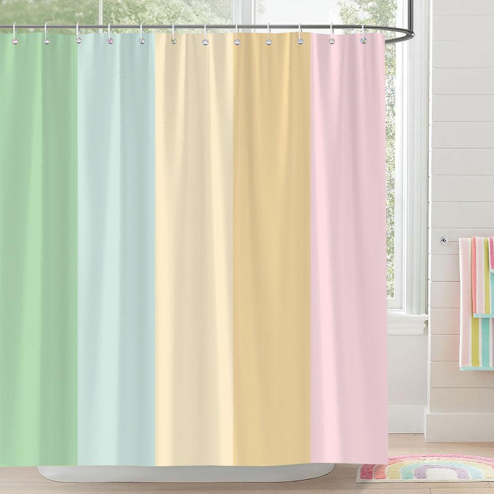 

Square And Abstract Line Shower Curtain Geometric Patterns Simple Modern Polyester Fabric Bath Curtain With Hooks Bathroom Decor W60H190(CM)-1 Pcs