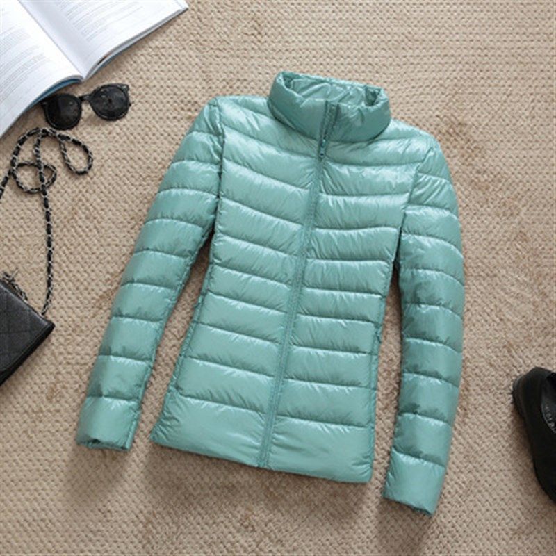 90% Ultra-light Plus Size Thin Down Jacket Women 2020 Autumn