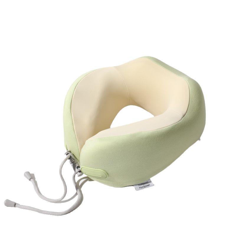 Cool Memory Foam U-Shaped Neck Support Travel Pillow - Portable for Office and Airplane, Customizable Logo Option