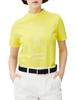 PING Apparel Short Sleeve High Neck Shirt Golf Size M Women's (Mr. PING, Moisture-Wicking, Quick-Drying, Stretch) / / 622-4172204 060_Yellow,