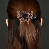 Rhinestone Colorful Butterfly Hair Accessories Duckbill Clip Korean Style Hair Clip Women Hair Claw