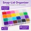 720PCS Craft Beads Large Hole Bracelet Beads Colorful Large Hole Beads  DIY Crafts