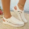 Fashion 2025 NEW Women's Thick Sandals Summer Outdoor Fashion Ins Anti-Slip Soft Bottom Beach Sandals Open-Toe Comfortable