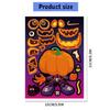 8/16/24/32 Pcs Pumpkins Stickers Halloween Stickers Halloween Window Sticker Self-Adhesive Stickers for Door Window