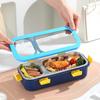 Eco Friendly Stainless Steel Lunch Box 2/3 Compartment Rice Container Divided Lunch Box  Camping