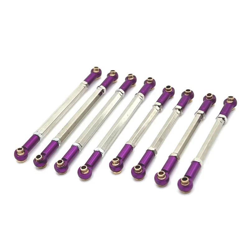Metal RC Car Parts Upgrade Adjustable Chassis Linkage for MN Model 1/12 MN128 MN-128 Wrangler