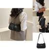 Chic Minimalist Pu Shoulder Bag For Women Trendy Street Style Dumpling Shape