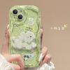 Applicable To Apple 11promax Mobile Phone Case Iphone11 Summer Fresh Puppy Bracket Chain Transparent Silicone Female