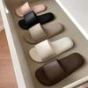 Retro Leather-Texture Summer Slippers for Men and Women - Lightweight, Cool, Casual Home Wear, In Stock