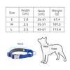 Portable Reflective Nylon Dog Chain Collar Adjustable Soft Diving Fabric Lining Outdoor Safety Cat Dog Collar Collier Pour Chien
