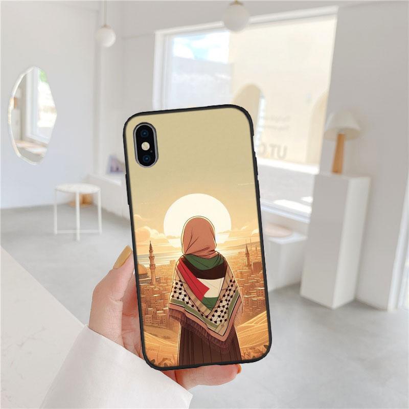 

PP40 Islamic Muslim Girls Hijab Phone Case for Samsung Galaxy S20 S21 S22 Ultra FE + Plus A21S A22 A24 A25 A26 A30 A30S A31 Galaxy A26 5G