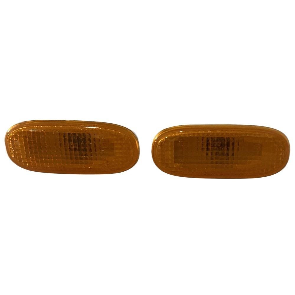 

8340008201 83400-08103 2PCS Side Repeater Signal Lamp Sidemarker LH RH Yellow White for Ssangyong Rexton 2001 2012 8340008103 Yellow 2pcs