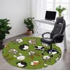 1pc Forest Creatures Chair Carpet for Office, Perfect for Office, Holiday Party Decoration Choice Yy260314096