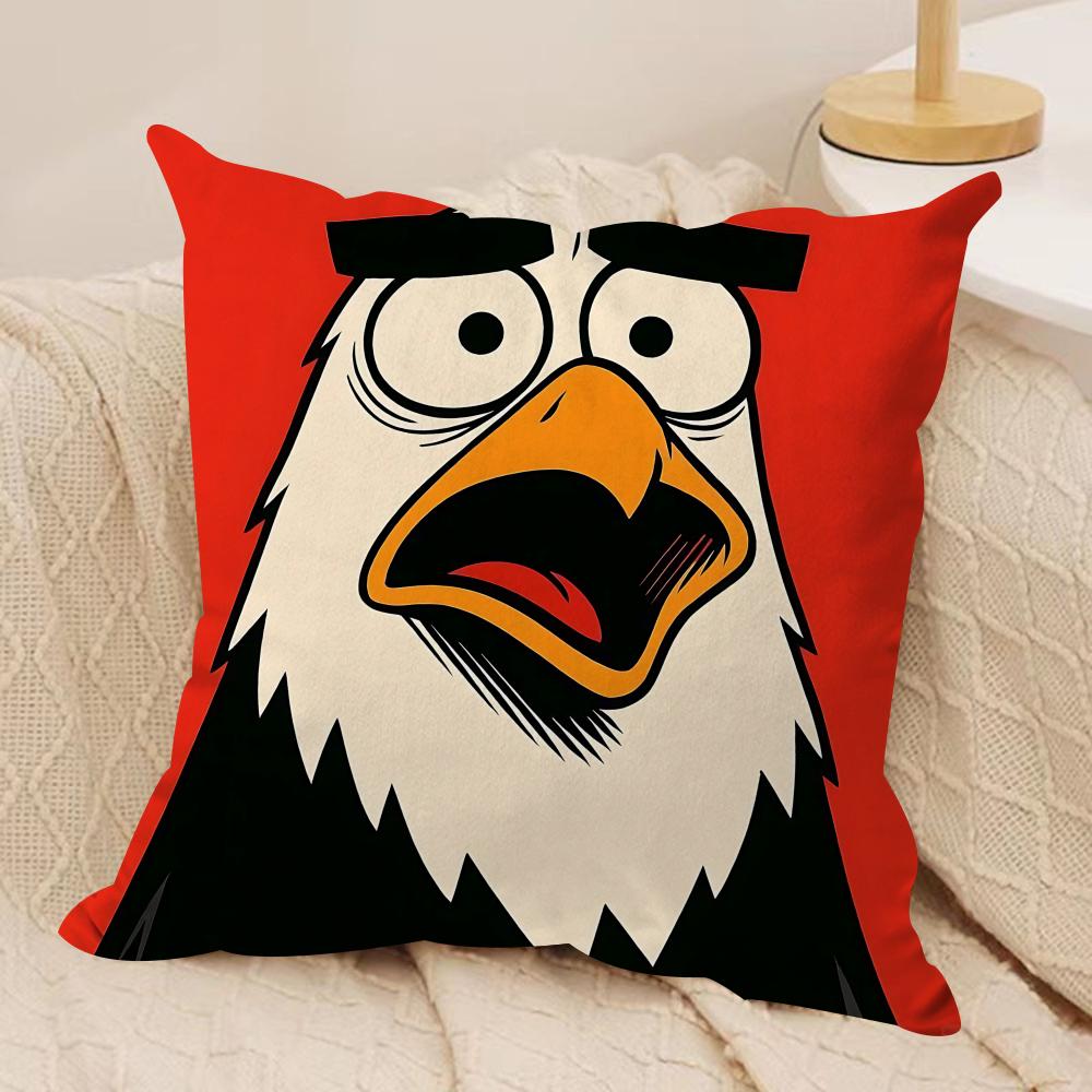 Kids Cartoon Cute Animal Cushion Cover Silky Short Plush Invisible Zipper Dustproof Sofa Pillow Case For Home Decor