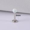 1PC 361L Surgical Steel Opal Ball Lip Stud Internally Threaded 3mm Opal Labret Ear Tragus Cartilage Helix Daith Earring Piercing 4
