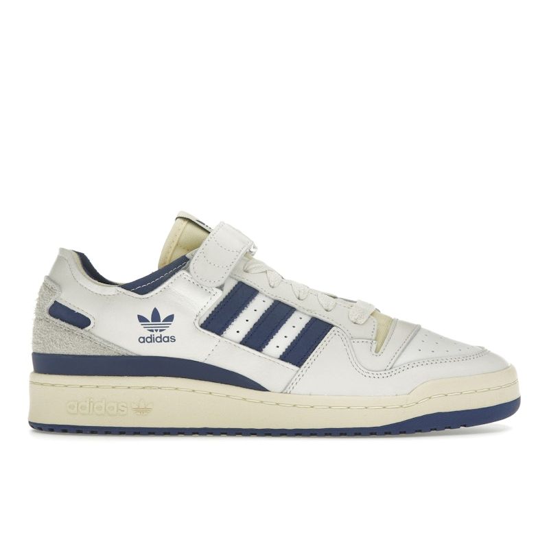 

Adidas Forum 84 Low White Victory Blue Easy Yellow Кроссовки унисекс Cloud-White IE3205 45⅓