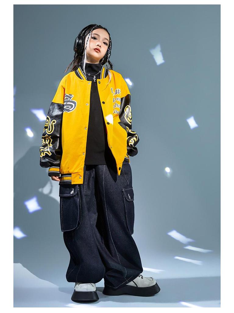 Barnens Hip Hop Dansdräkt: Trendigt Streetwear Byxset för Pojkar & Flickor