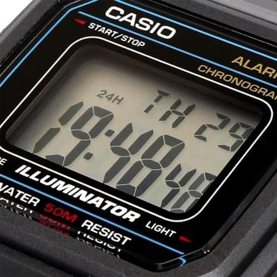 CASIO Standard Digitale Herrenuhr W-217H-1AV Schwarz Übersee-Modell