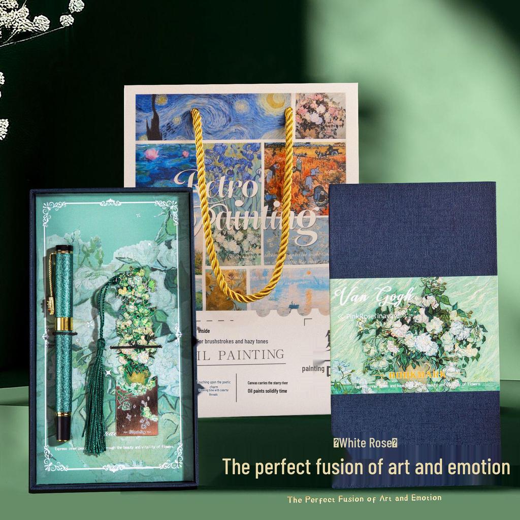 Van Gogh Oil Painting Bookmark Gift Set for Teachers and Students