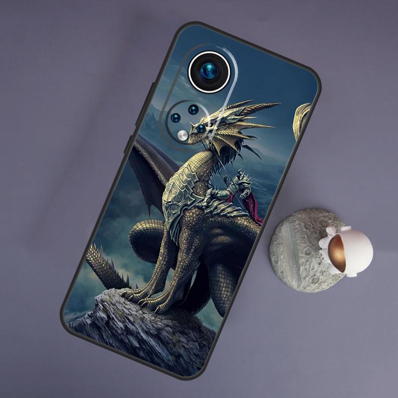 Dragon Cool Art For Huawei Honor Magic 5 Lite 70 50 X8 X9 a P20 P30 P40 P50 P60 Pro P Smart Nova 9 5T Case