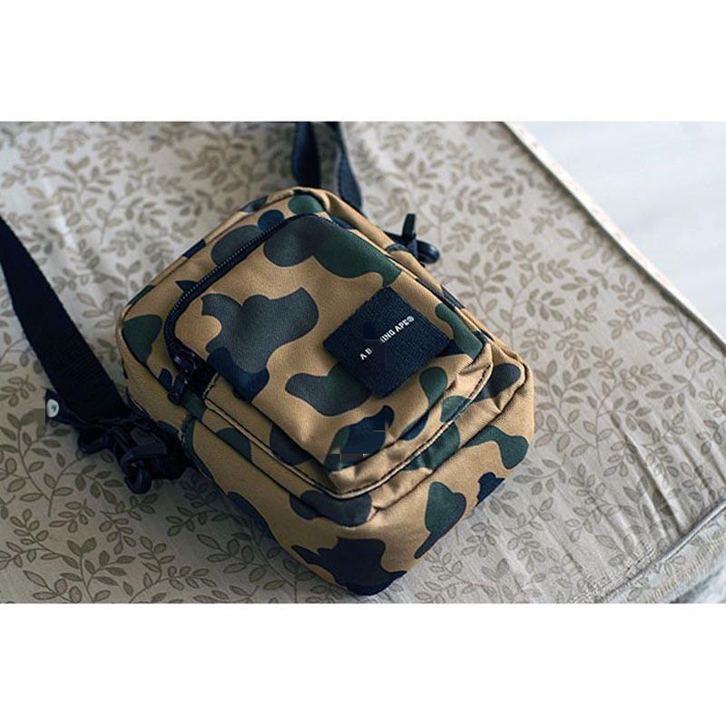 Japanische Zweifarbige Camouflage Umhängetasche - Mini Lässige Handytasche
