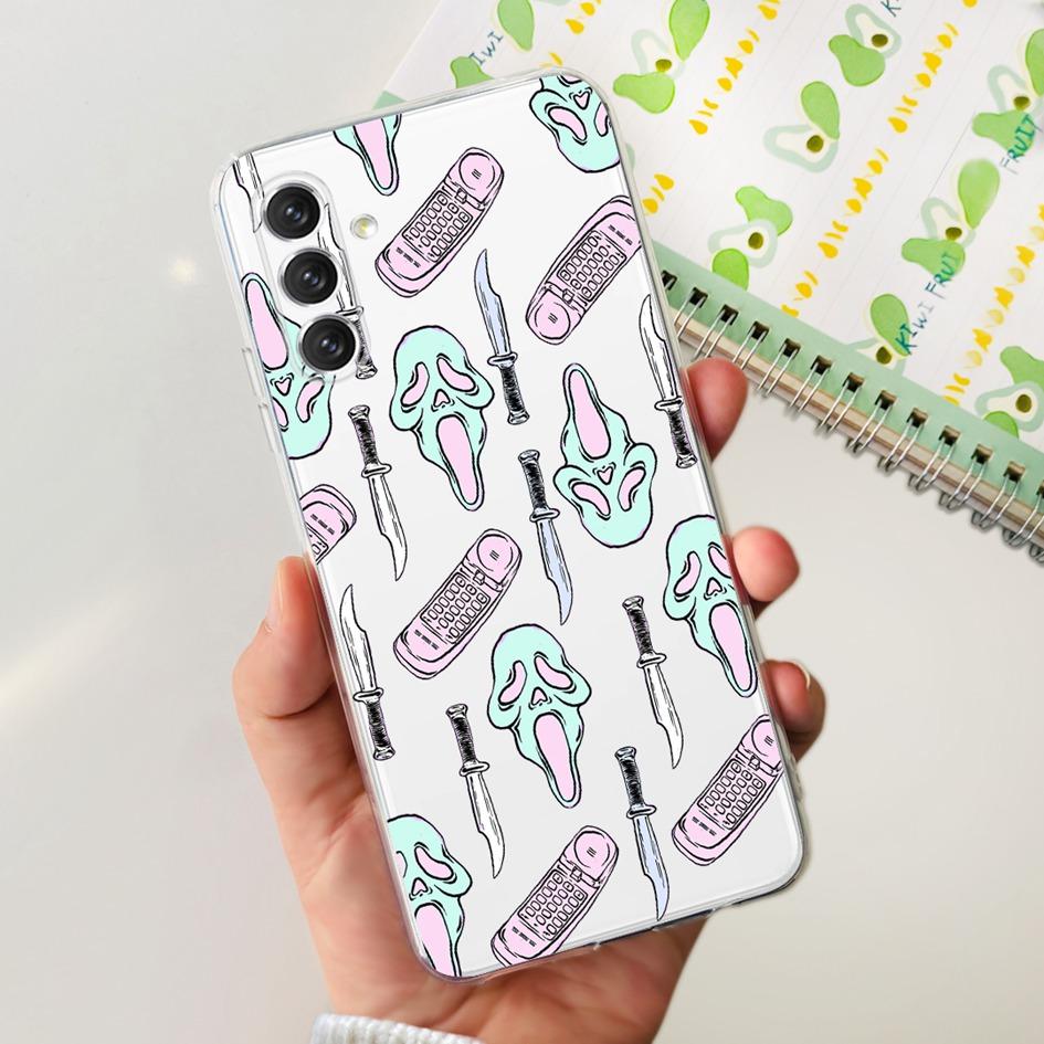 For Samsung A04s Case A047 SM-A047F Stylish Flower Printed Funda Soft Cases For Samsung Galaxy A04s A13 5G SM-A136B Bumper A 04s