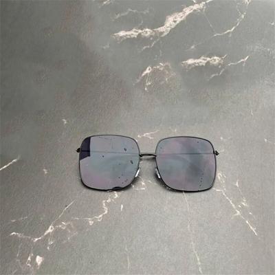 Occhiali da Sole in Metallo Quadrati Rossi Occhiali da Moda da Donna Occhiali da Sole con Montatura Grande