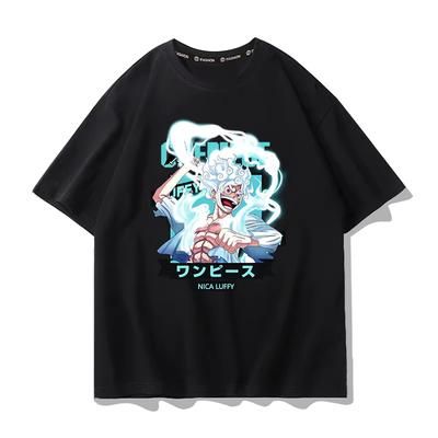 One Piece Pattern Tshirt  Anime Tshirt  Mens Style  Summer 2026 Fashion Short Sleeve Shirt