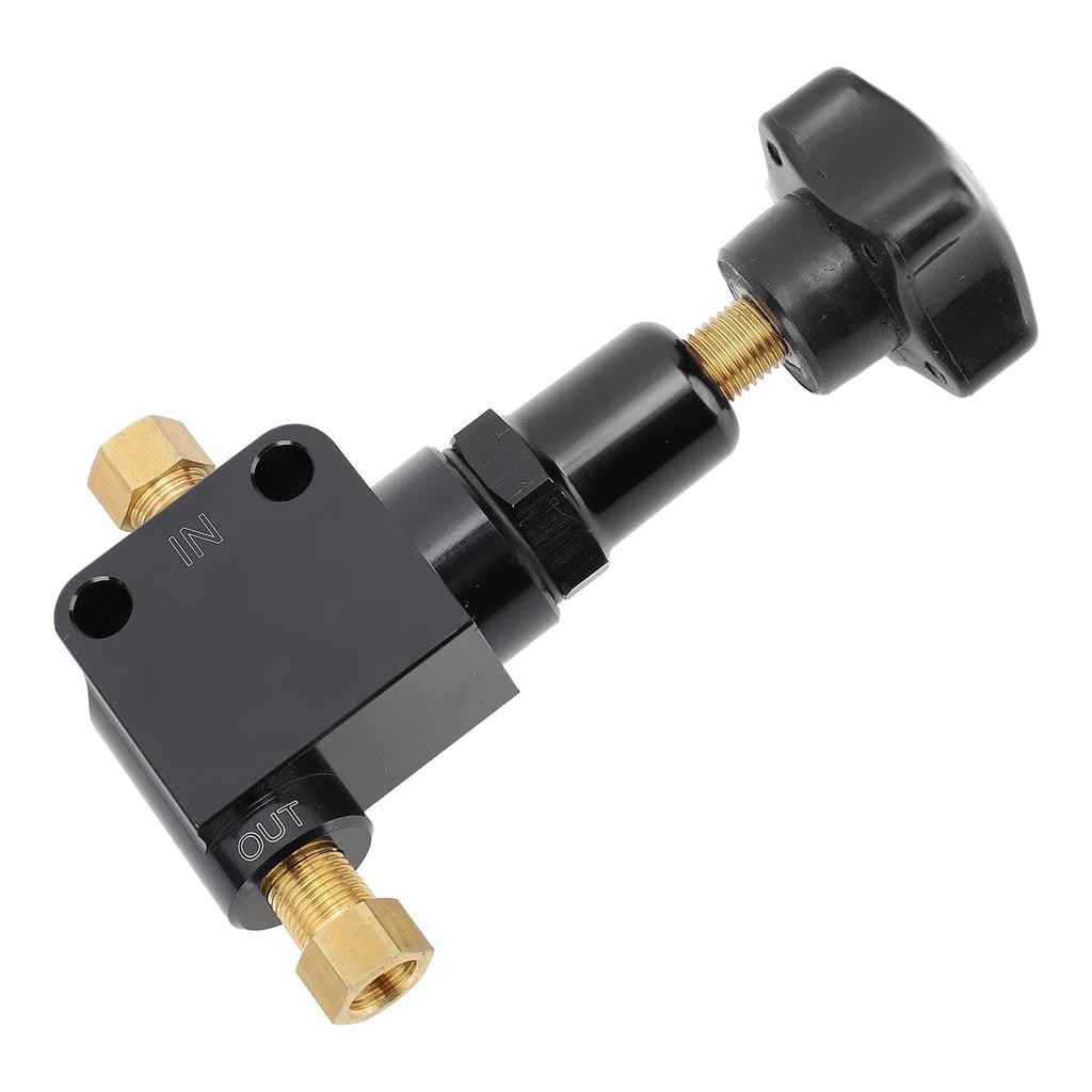 Adjustable Brake Proportioning Valve Knob Style 100‑1000PSI 1 8‑27 NPT Brake Bias Valve Pressure Regulator