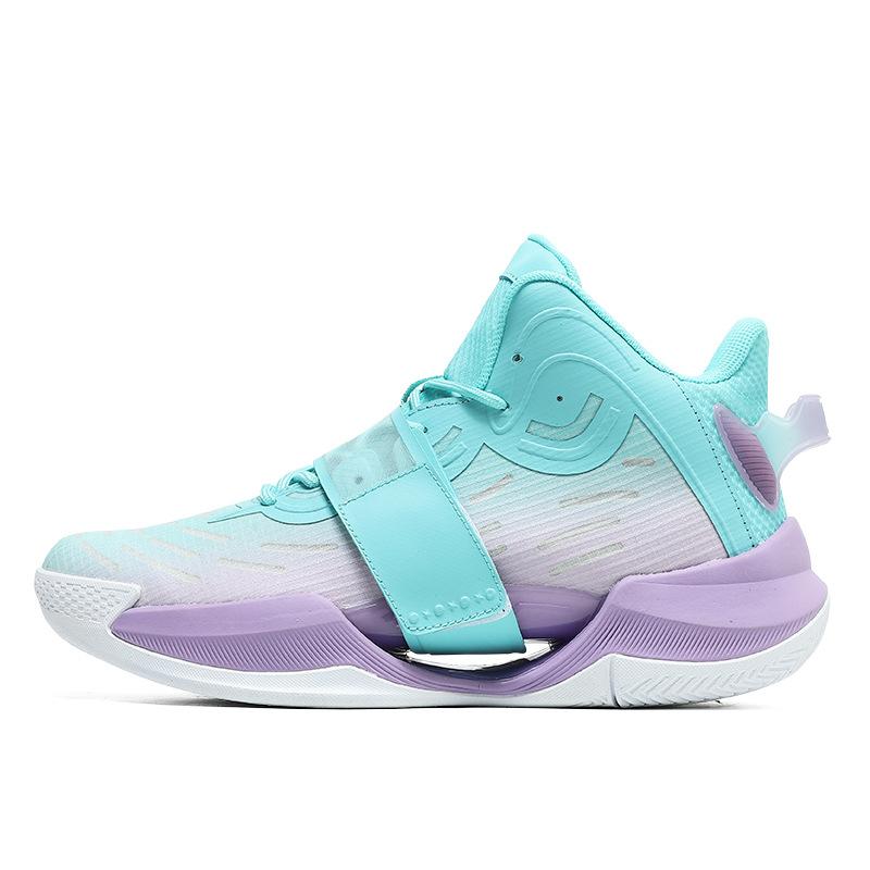 

Новые высокие баскетбольные кроссовки мужские полые амортизирующие дизайн на липучках ученики средней школы r спортивная обувь 45