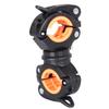 Flashlight Mount Holder,Universal Bicycle Led Light Mounting Holder 360°-Rotation Clip-Clamp for Flashlight,Cycling