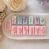 7pcs Soft Pottery Earrings Mold Set High-precision Leaf Cutting Mold Manual Diy for Soft Pottery Earrings Making
