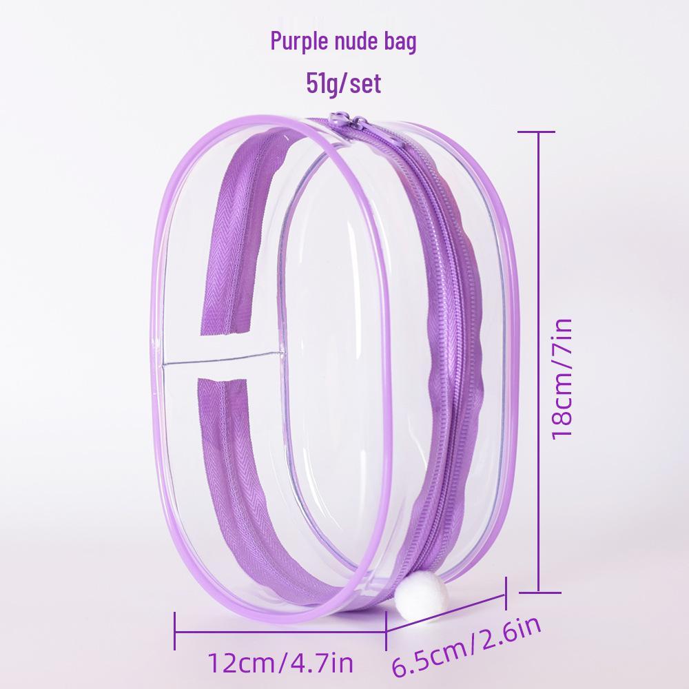 18cm High-Transparency Vinyl Doll Case - Multicolor Stroller Bag with Hanging Option for Anime Collectibles