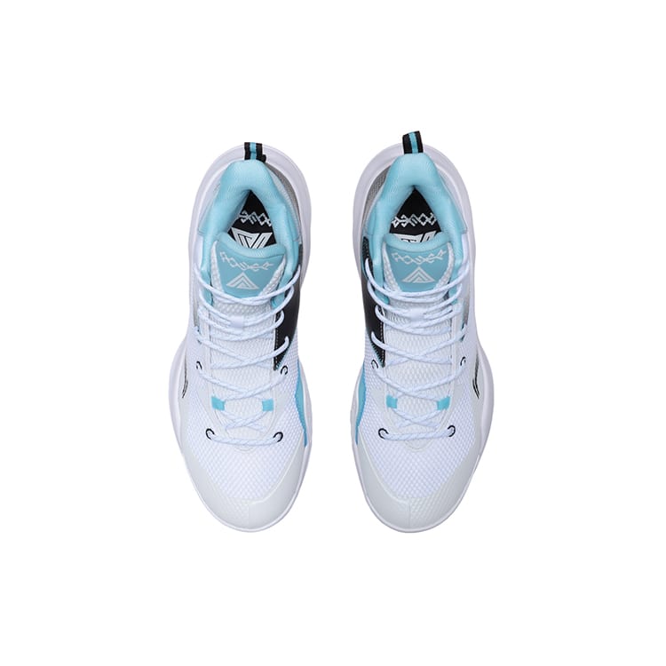 Li Ning Power 7 Textile, Synthetic Leather, TPU Cushioning Slip Resistant Abrasion Resistant Coverage Support Mid top ABPQ041-1