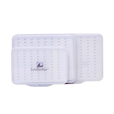 Super sottile pesca a mosca trota mosche scatola per mosche esche da pesca custodia accessori per esche artificiali ganci da pesca