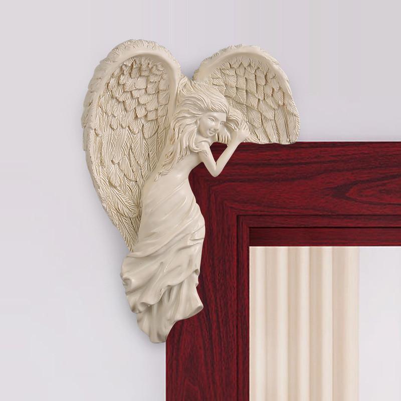 Angel Resin Wings Threshold Decoration For Home Door Frame Vintage Gift Decorate