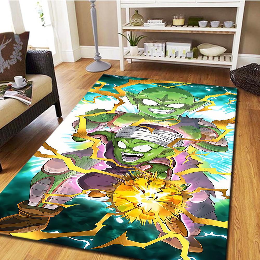 Dragon Ball Piccolo Carpet for Living Room Bedroom, Home Decor Movie Mat Cool Play Floor Mat -HE19