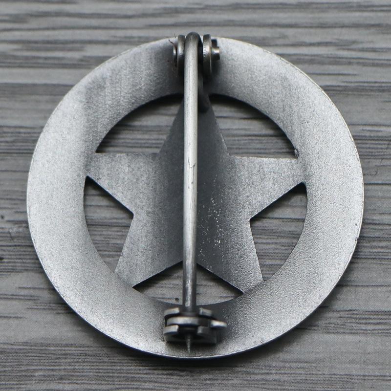Distintivo de metal, distintivo de Ranger dos EUA, distintivo de habilidade, adereços de cinema e televisão