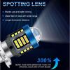 2X H4 Motorcycle Headlight Bulbs High Beam Low Beam Lamp 12V DC 6000K