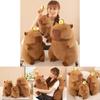 Adorable Stretchable Capybara Plush Toy With Cute Bee Design Perfect For Kids Gift
