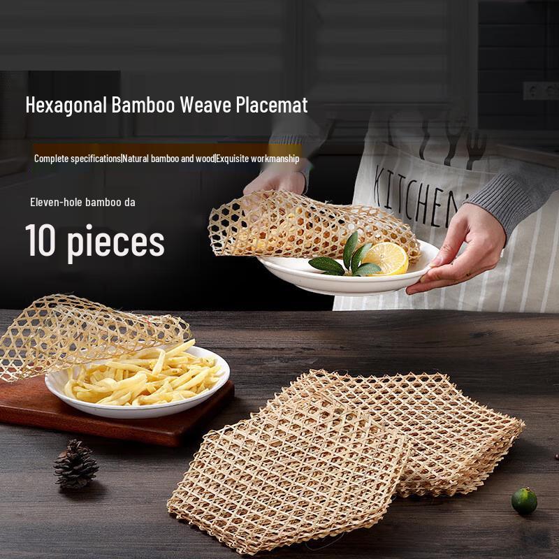 Handwoven Non-Stick Bamboo Steaming Mats