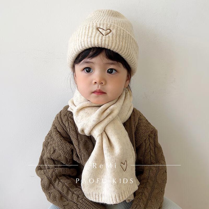 Kids' Winter Knit Hat & Scarf Set
