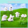 Entzückende Resin Tapfere Kleine Kuh Figur Desktop Dekoration Auto Ornament Niedlicher Cartoon Stil
