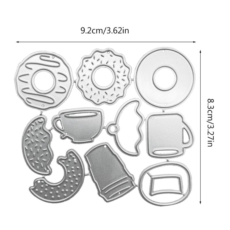 Coffee Cup Metal Cutting Dies DIY Craft Carbon Steel Embossing Template Stencil Scrapbooking for Card Die Cuts Mold