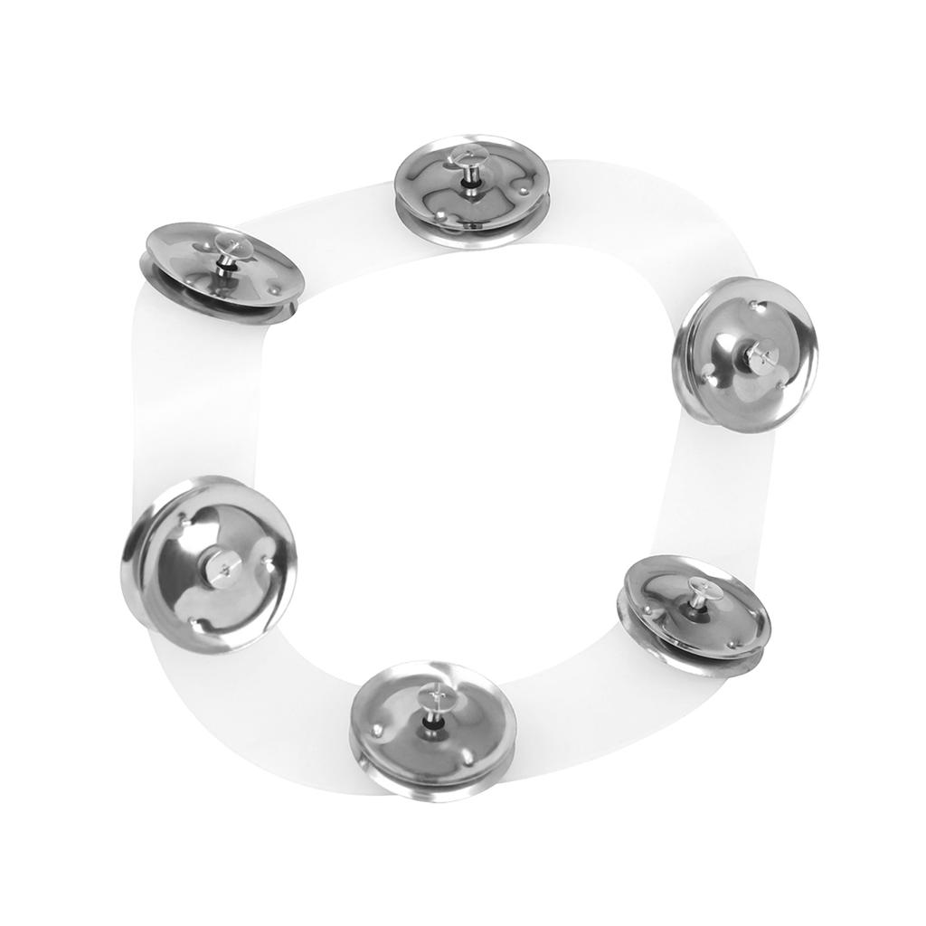 IRIN Cymbal Ring Bell Cymbals Hi Hat Tambourine Drum Set Tambourine Stainless Steel Bells Percussion Instrument Accessories