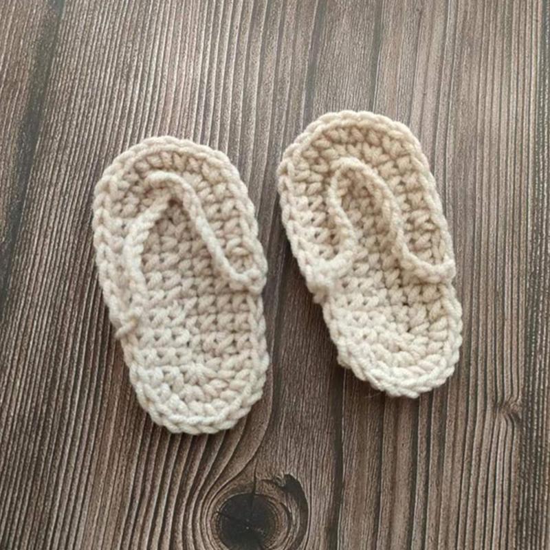 Lovely BabeBorn Accesorios Picture Outfits Crochet Flip-flops Multicolors Boy / Girl Costume Flip-flops Set 0-2 Month