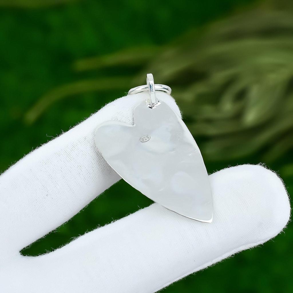 Sisters Day Deal Morganite Rough Gemstone 925 Silver Anniversary Wife Pendant