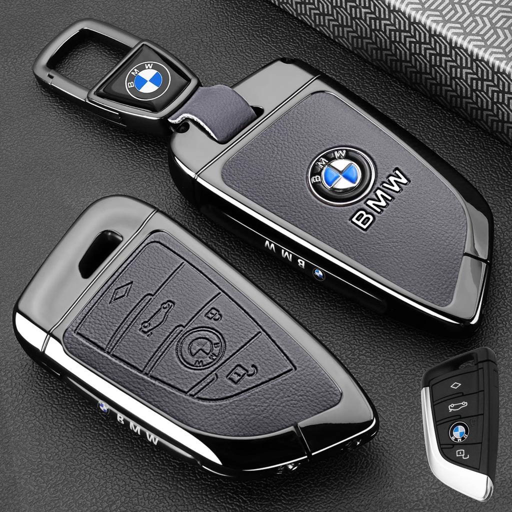 Styling Zinc Alloy Car Key Cover Case Holder For BMW 1 3 7 Series X1 X3 X5 X6 X7 F20 F15 F16 F48 G20 G30 G01 G02 G05 G11 G32