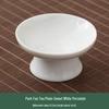 Mini Ceramic High-Foot Snack & Dessert Plate
