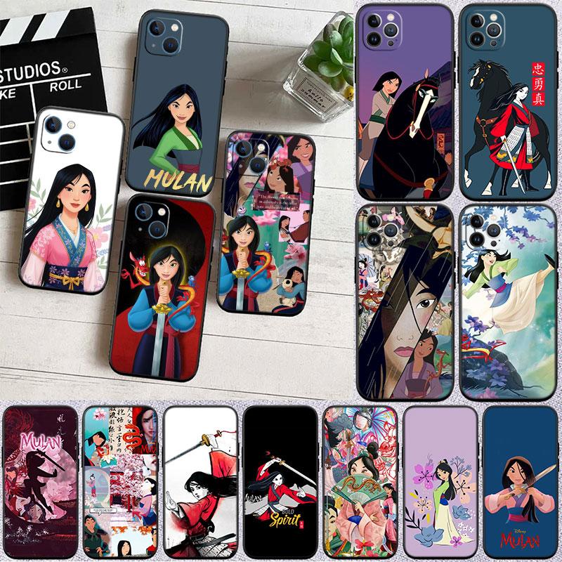 Princess Mulan Phone Case for Samsung Galaxy Note 10 20 S23 S22 Ultra FE Plus M06 M15 M16 M35 M55